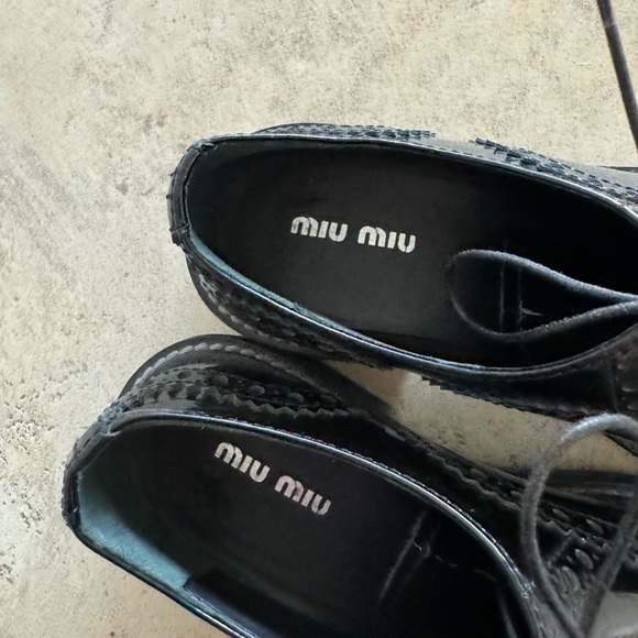 Vintage Miu Miu Oxford shoes - Picture 5 of 6